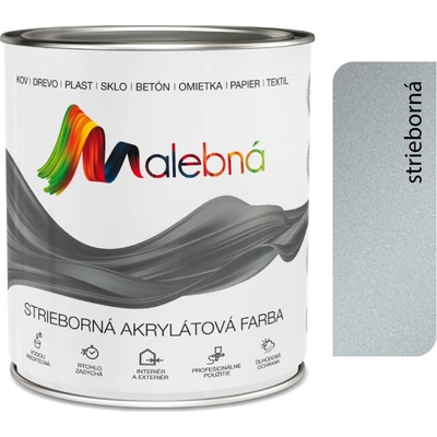 Chemolak Malebna 0,7L 9103 Strieborná