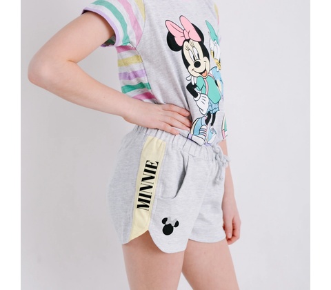 Minnie Mouse Šortky sivé