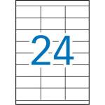 APLI Етикет за лазерни принтери, 70x35 mm, APLI, 6000 етикета/пакет 02519 (02519)