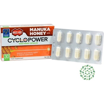 Manuka Health CYCLOPOWER s Manuka medem mgO 400+ 30 kapslí