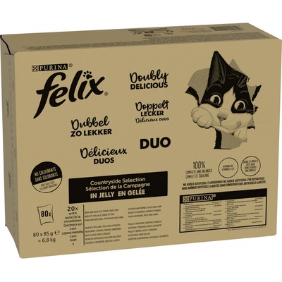 Felix Fantastic kapsičky 80 x Doubly delicious Countryside Selection 85 g
