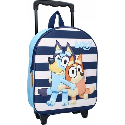 Dětský kufřík Bluey Vadobag 9 l modrý, vícebarevný