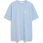 Armedangels Мъжка тениска ARMEDANGELS Maarkos GMT Dye Bike T-shirt - Wedgewood Washed - размер XL (216-8459-0114)