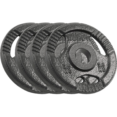 REBEL ACTIVE Olympijské liatinové závažie set 4 x 5 kg 51 mm