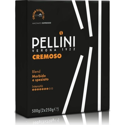 Pellini No.46 Cremoso mletá káva 2 x 250 g