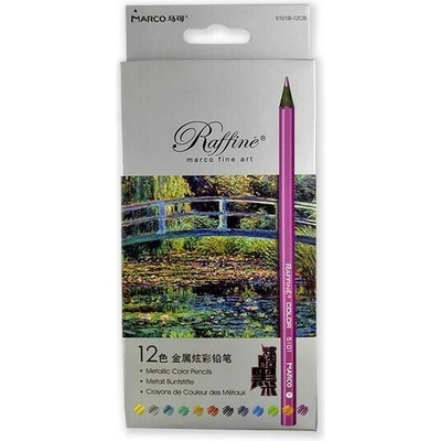 Marco pastelky Raffine Colour Metalic SNP5101 12 barev