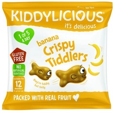 Kiddylicious Rybičky chrumkavé banánové 12 g