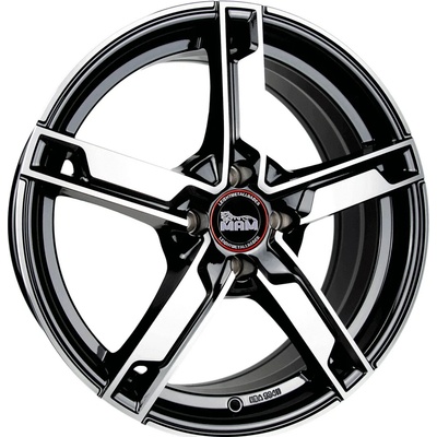 MAM W4 6,5x16 5x100 ET38 black polished