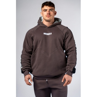 Mikina s kapucí Hero 300 hnědá