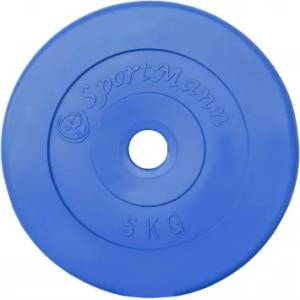 Sportmann Тежест PVC 5 кг/31 мм Sportmann, Cин