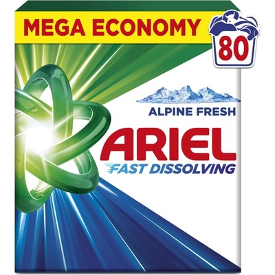 Ariel Prací prášek na bílé prádlo 4,4 kg, 80 PD