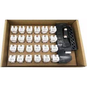 TECHLY IWP-KIT-C6U90 Комплект от 24 модула Keystone Cat6 UTP с инструмент за кримпване (IWP-KIT-C6U90)
