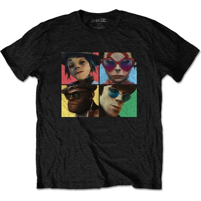 Gorillaz tričko Humanz čierne