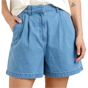 DEDICATED Дамски къси панталони DEDICATED Women's Shorts Djupvik Denim Shorts - Light Blue (112-3602-0114)
