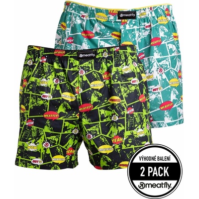 Meatfly мъжки боксерки Agostino Green Comics | Зелени | Размер Meatfly | Zelen | МЪЖЕ | M