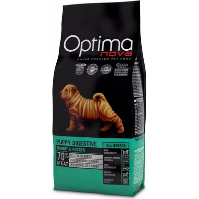 Optima Nova Puppy DIGESTIVE Grain Free Rabbit 12 kg
