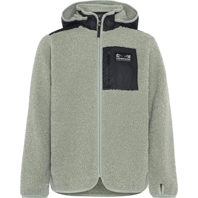 Didriksons Детско поларено яке Didriksons Kid's Exa Full Zip 3 Fleece jacket - Wilted Leaf - размер 130 (703-6471-0312)