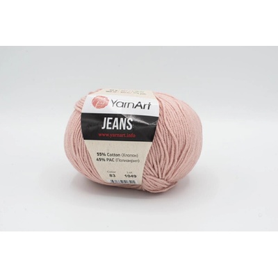 Priadza YarnArt Jeans 50g 160m 83 staroružová