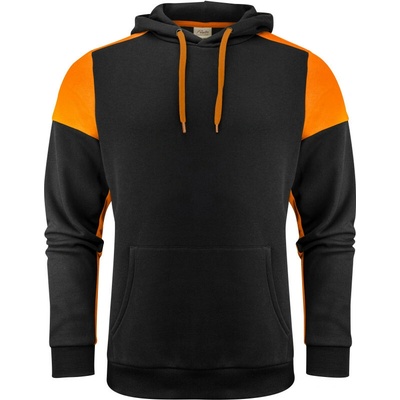 Printer mikina s kapucí Prime Hoodie black/orang