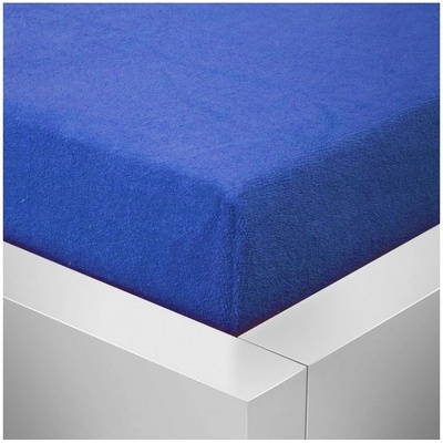 Xhouse Prostěradlo froté modré Exclusive 190g/m2 90x200