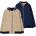 BOBOLI Анорак Boboli 873086 parka - Beige / Blue (Sand)
