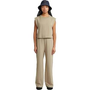 G-STAR Гащеризон G-Star Double Layer Wide Leg sleeveless jumpsuit - Beige (Light Toggee)