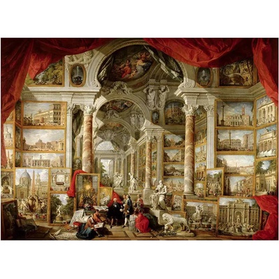 Anatolian - Puzzle Gallery with Views of Modern Rome - 4 000 piese