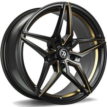 Seventy9 Sv-A 9x18 5x120 ET35 deep matt black milled gold