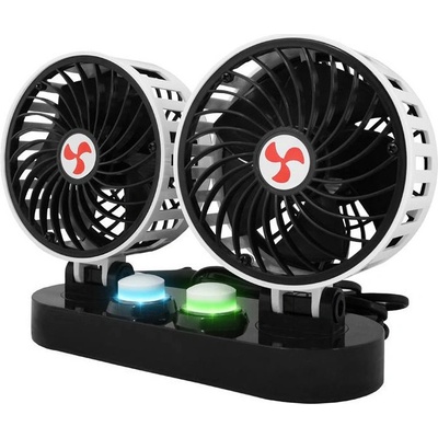 Ventilátor do auta 24V 2x12cm s regulací LTC LXWTS5 | Zboží Auto