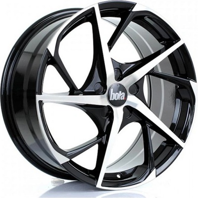 BOLA B18 9,5x19 5x100 ET25-45 black polished
