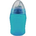 Baby-Nova Тренировъчна чашка със стоп клапа Baby Nova - 300 ml, светлосиня (34121)