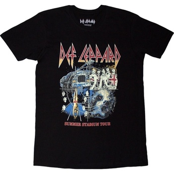 Def Leppard Риза Summer Stadium Tour Unisex Black L (DEFLTS71MB03)