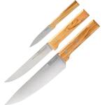 Opinel Комплект кухненски ножове Opinel Parallele Olive, 3 бр (002494-pe)