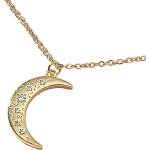 HARAHU Колие Zircon Moon - Златен KP23368