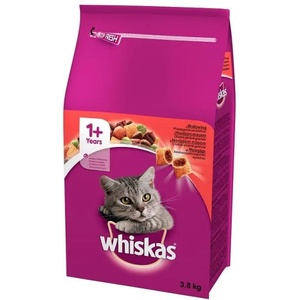 Whiskas Adult beef & vegetables dry food 3,8 kg