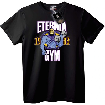 NOONEBRAND Тениска Eternia Gym 1983 Skeletor - 7XL, Black