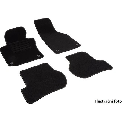 Koberce textilní AZ Auto Design ŠKODA Octavia I 1997, VW Golf IV 1996-2003 - oválná fixace