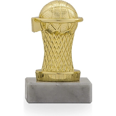 Figurka basketball zlatá 10 cm včetně podstavce