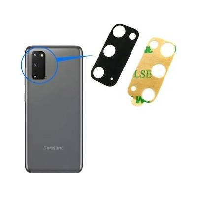 Sklíčko zadní kamery Samsung G980 Galaxy S20 black bez rámečku