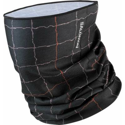 Salomon Neck Gaiter Gfx LC2952400 deep black/burnt umber/antler