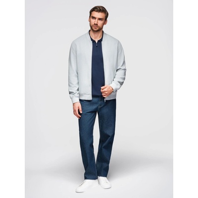 Ombre Clothing Мъжко бомбер яке с реглан ръкави - светлосиво V4 OM-JANP-0159 Ombre Clothing Ombre Clothing | Siv | МЪЖЕ | L
