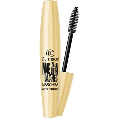 Dermacol Mega Lashes Super Volume Mascara objemová řasenka black 13 ml
