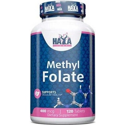 Haya Labs Methyl Folate Kyselina listová 400 mcg 120 kapsúl