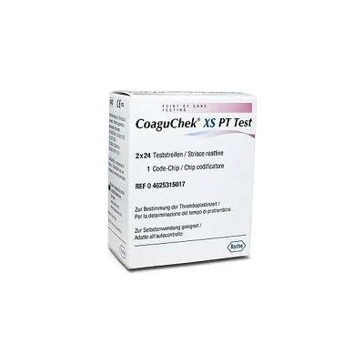 CoaguChek Testovací proužky XS pro přístroj CoaguChek INRange a XS 2 x 24 ks