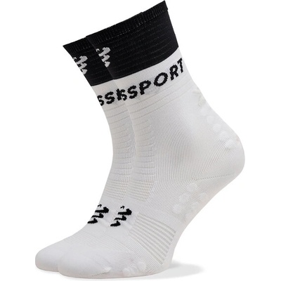 Compressport Дълги чорапи unisex Compressport Mid Compression V 2.0 SQTU3540002 White/Black (Mid Compression V 2.0 SQTU3540002)