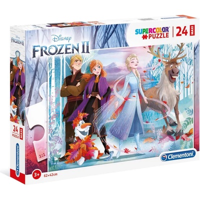 Clementoni - Puzzle Frozen 2, 24 maxi - 1 - 39 piese