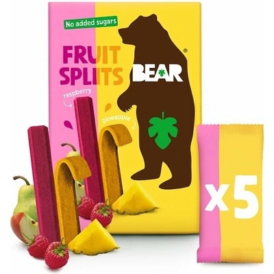 BEAR Fruit Splits malina a ananas 5 x 20 g