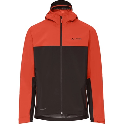 Vaude Мъжко водоустойчиво яке за колоездене Vaude Moab Rain Jacket Cycling jacket - Glowing Red / Black - размер 3XL (051-0419-1916)