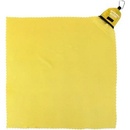 Spokey NEMO Rychleschnoucí ručník 40 x 40 cm žlutý s karabinou
