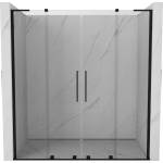 Mexen Velar L Duo плъзгаща се душ врата 200 см, прозрачна, черна - 871-200-003-02-70 (871-200-003-02-70)